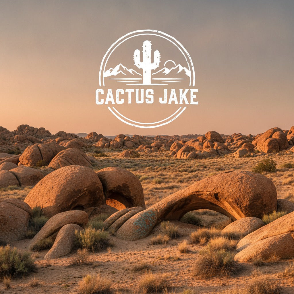 Southwest desert scene, Cactus Jake