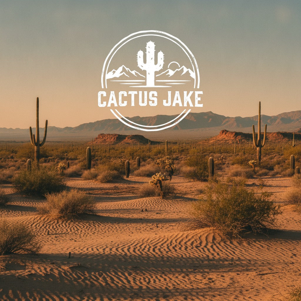 Southwest desert scene, Cactus Jake