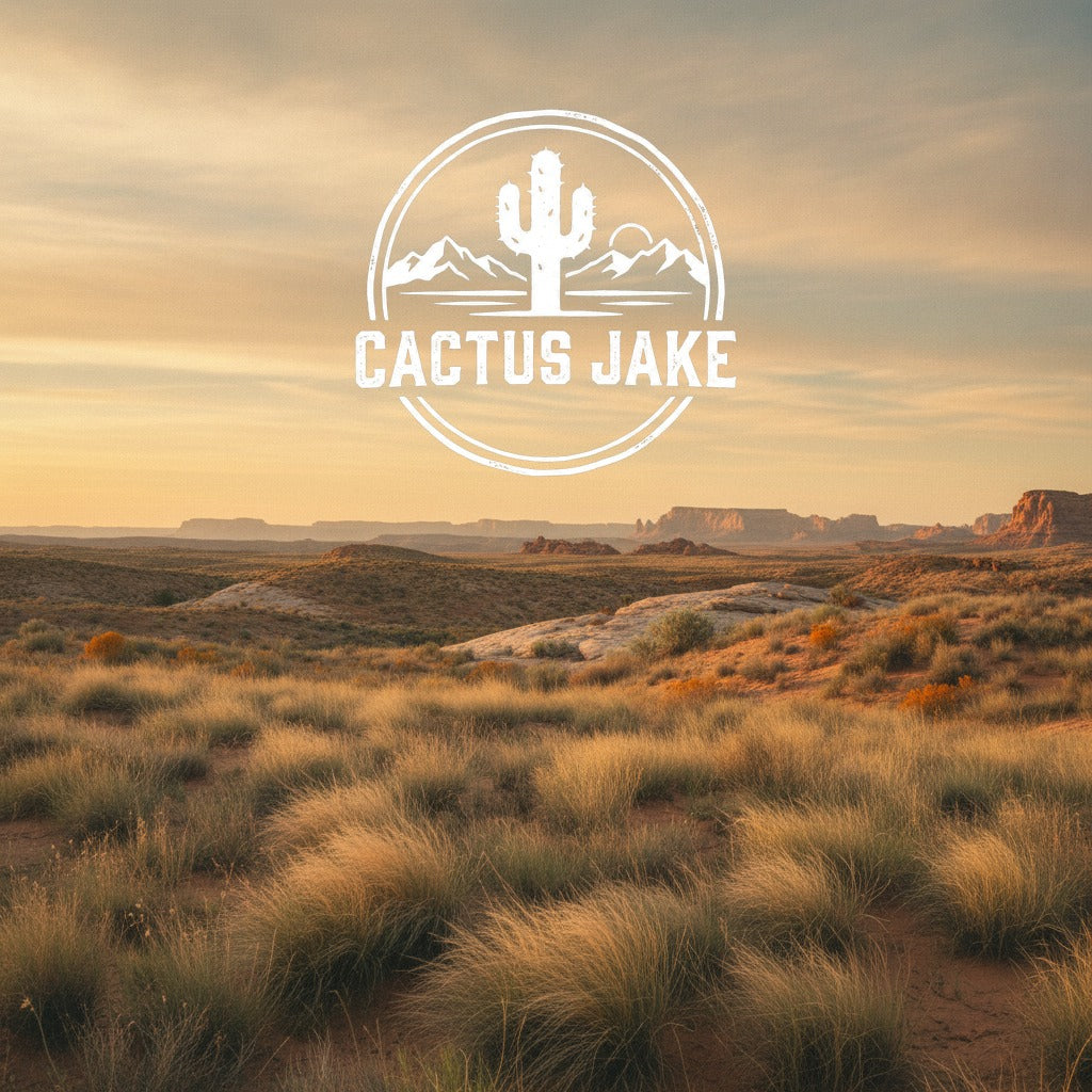 Southwest desert scene, Cactus Jake
