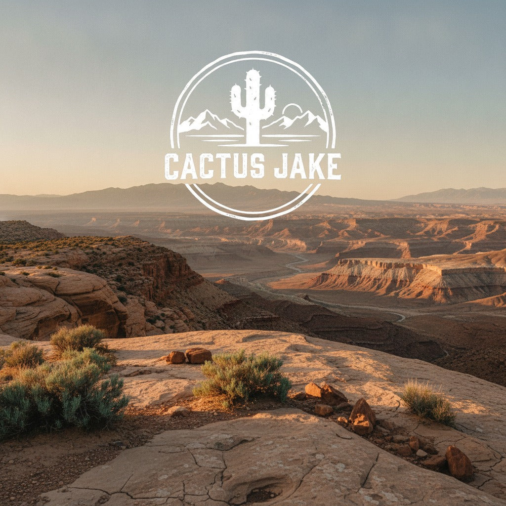 Southwest desert scene, Cactus Jake