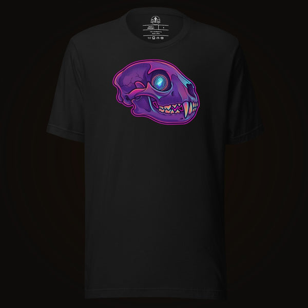 Crystal Eye Mountain Lion Skull Tee