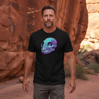 Atomic Mountain Lion Skull Tee