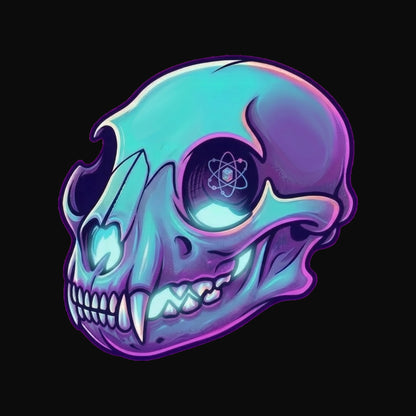 Atomic Mountain Lion Skull Tee