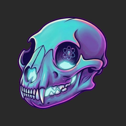 Atomic Mountain Lion Skull Tee