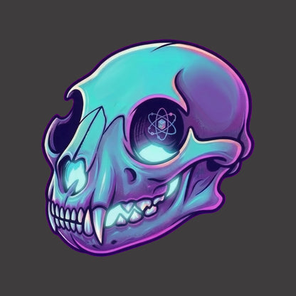 Atomic Mountain Lion Skull Tee