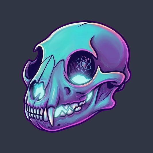 Atomic Mountain Lion Skull Tee