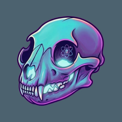 Atomic Mountain Lion Skull Tee