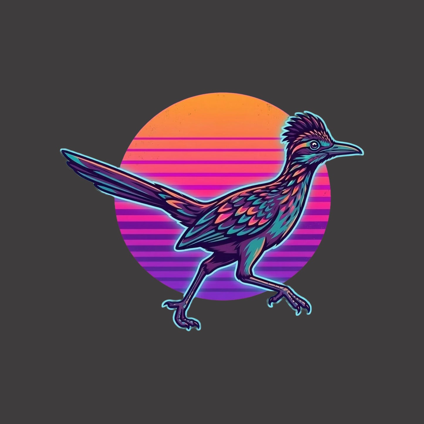 Synthwave Roadrunner Tee