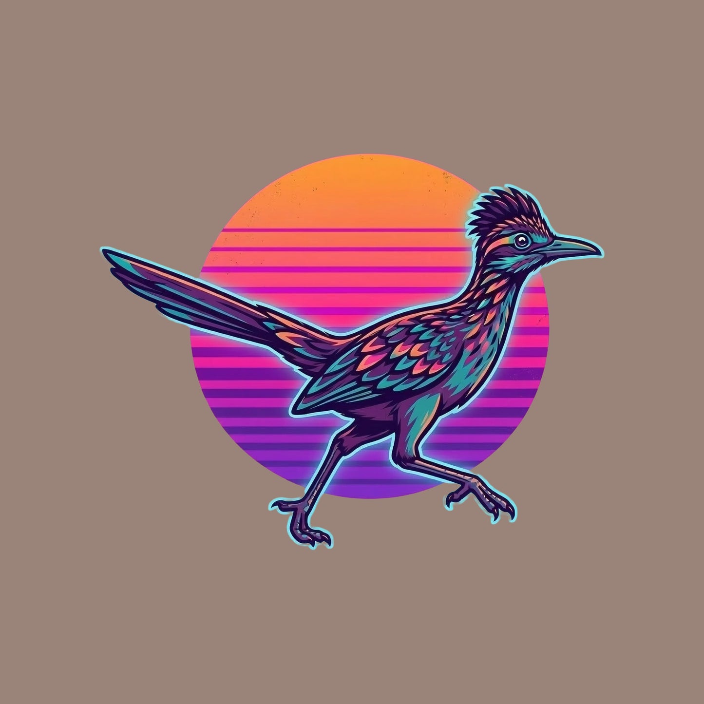 Synthwave Roadrunner Tee