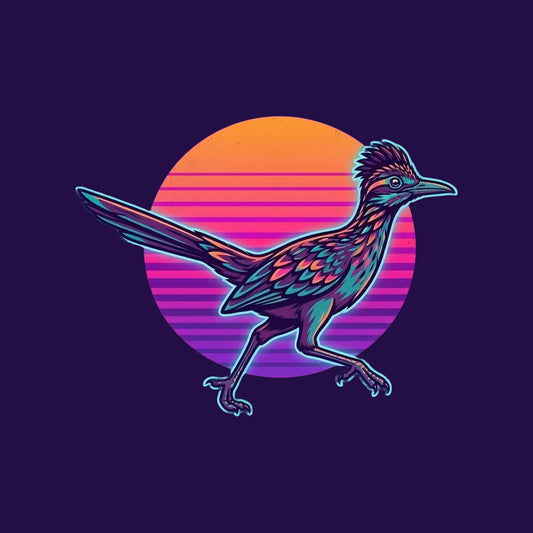 Synthwave Roadrunner Tee