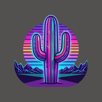 Synthwave Saguaro Tee