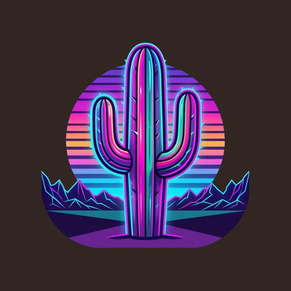 Synthwave Saguaro Tee