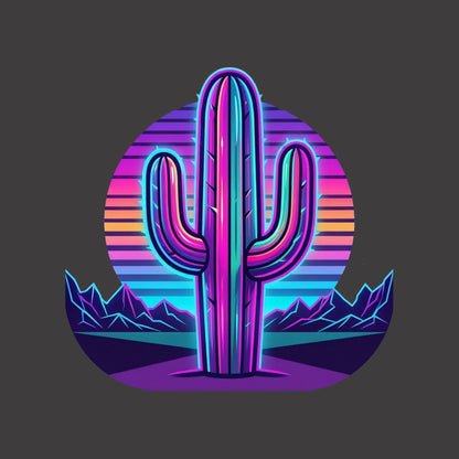 Synthwave Saguaro Tee