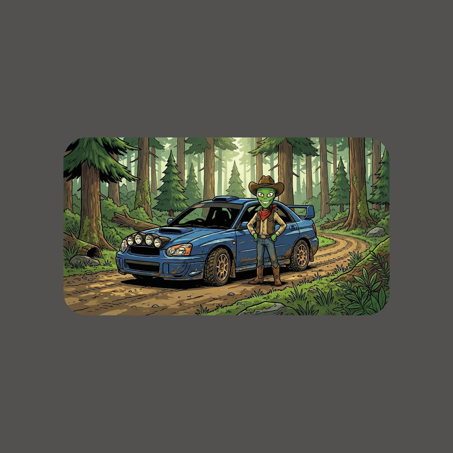 Forest Rally Alien Cowboy Tee