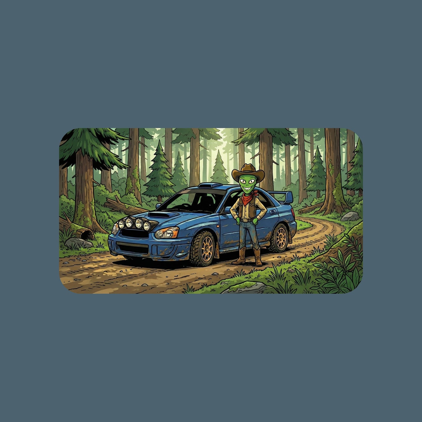 Forest Rally Alien Cowboy Tee