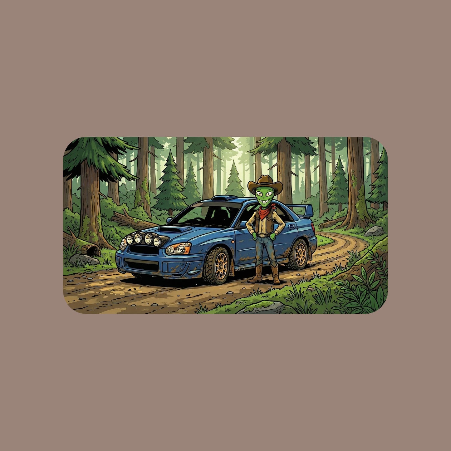 Forest Rally Alien Cowboy Tee