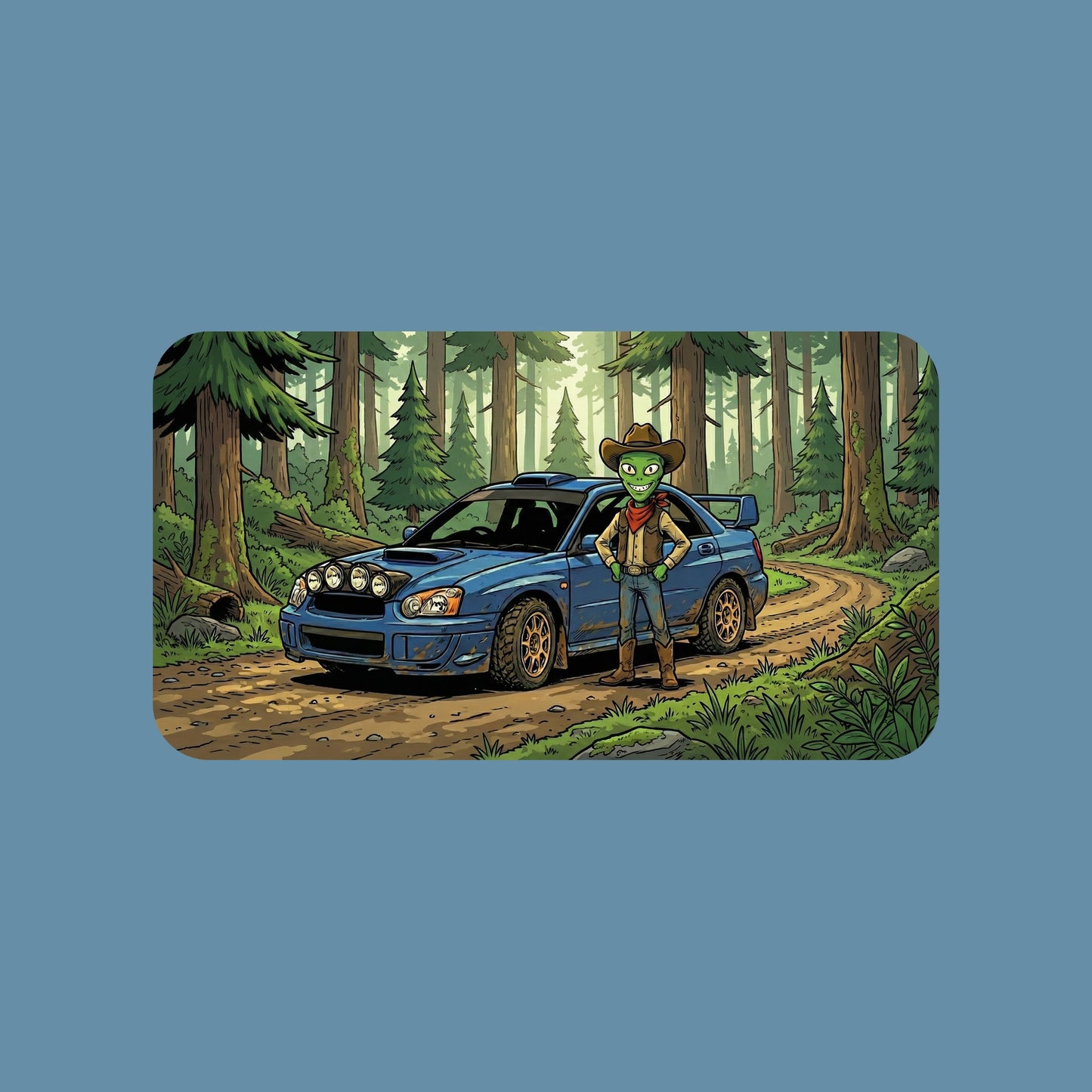 Forest Rally Alien Cowboy Tee