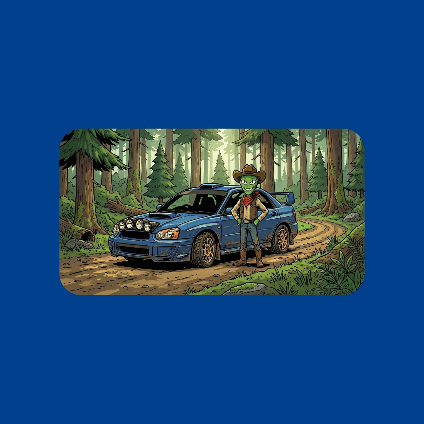 Forest Rally Alien Cowboy Tee