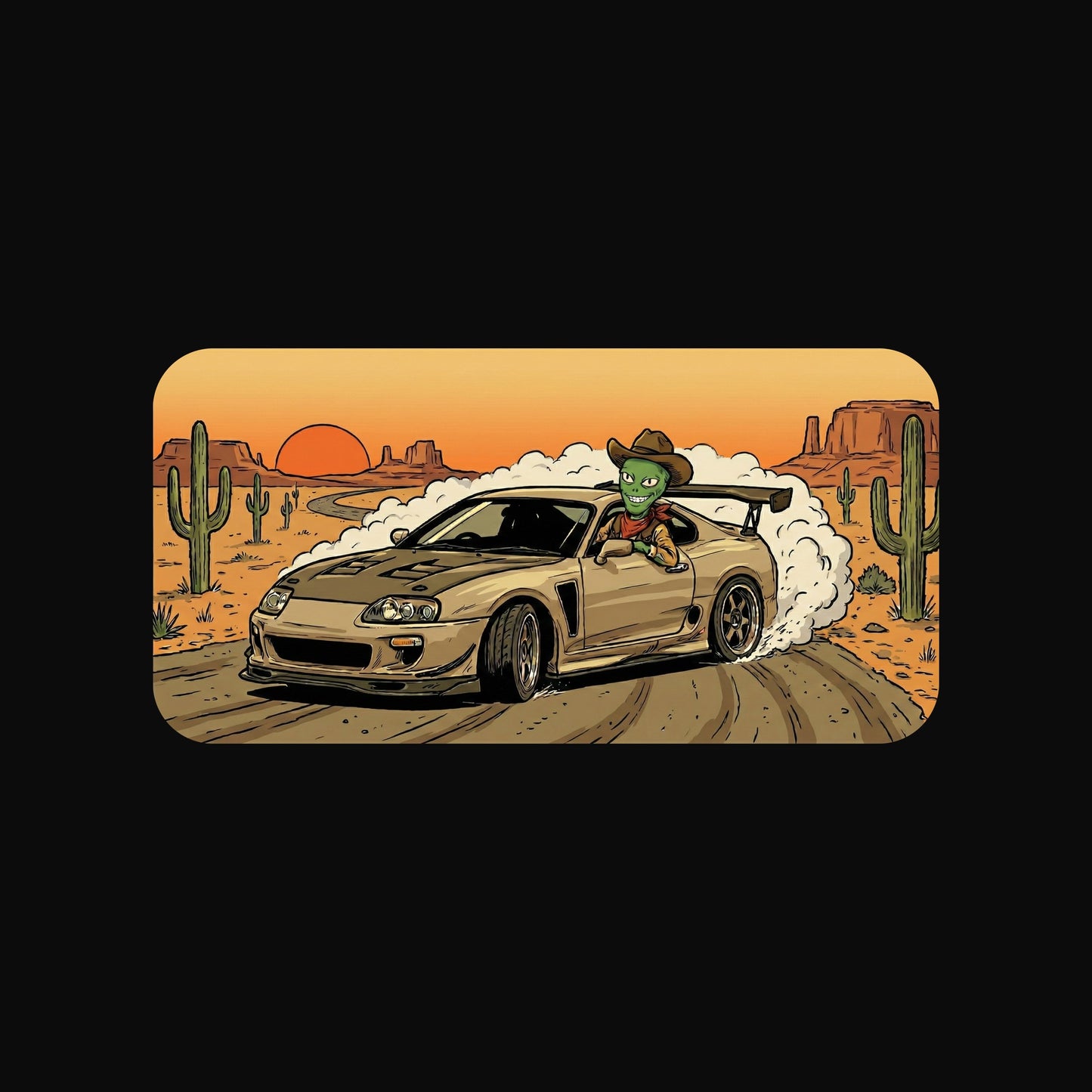 Cowboy Alien Desert Drift Tee