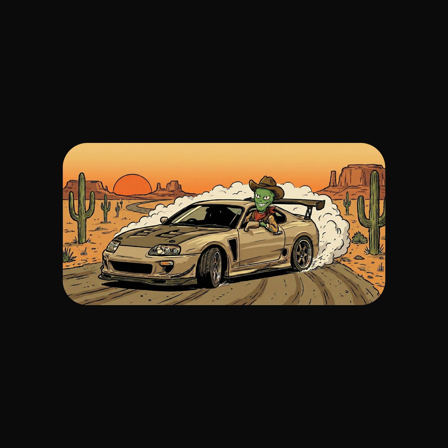 Cowboy Alien Desert Drift Tee
