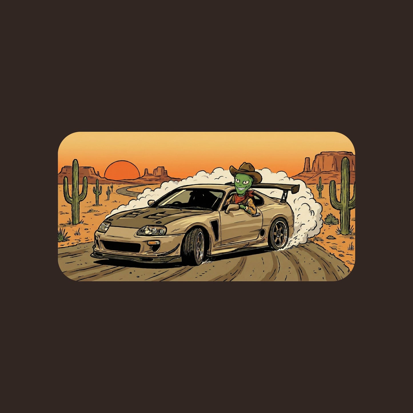 Cowboy Alien Desert Drift Tee