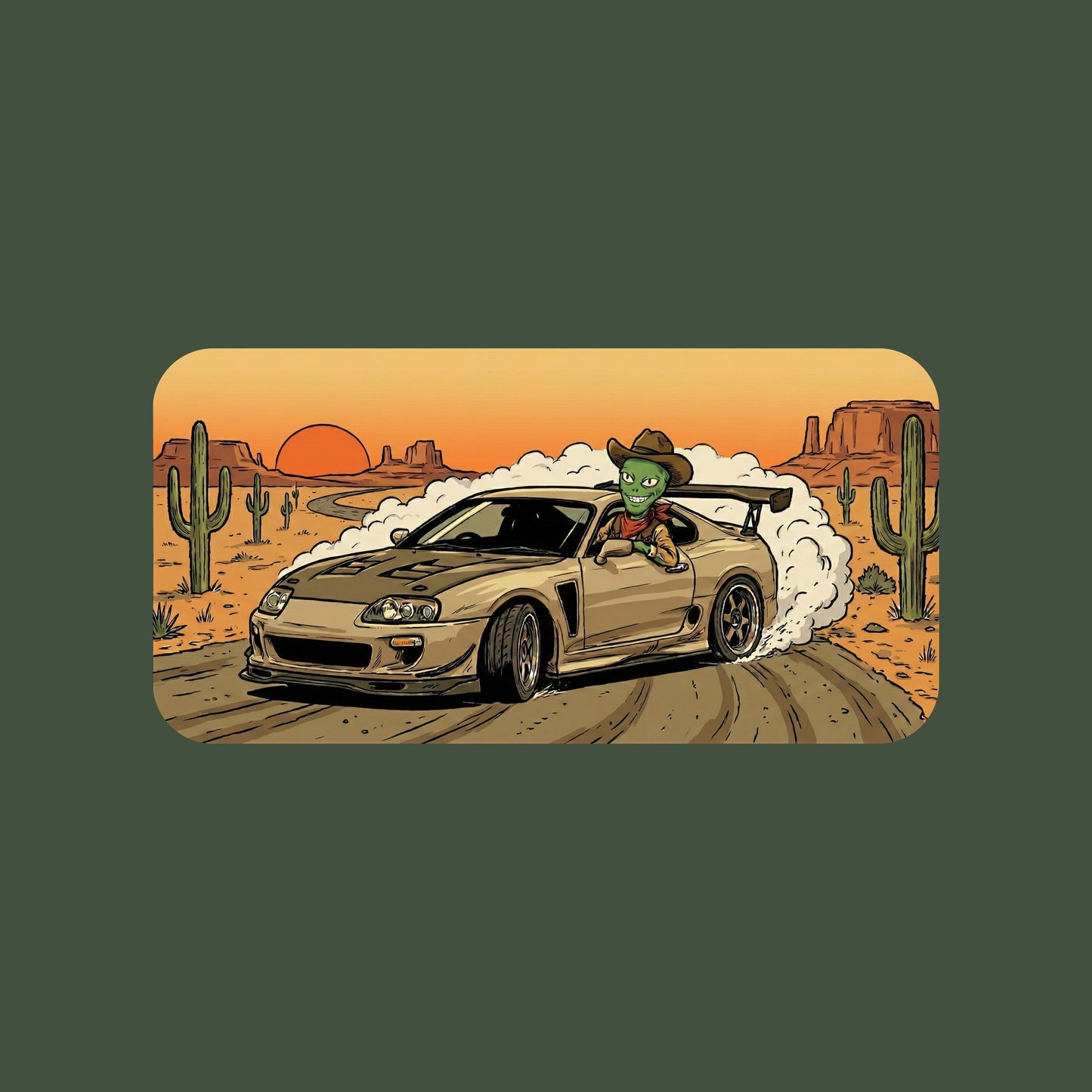 Cowboy Alien Desert Drift Tee