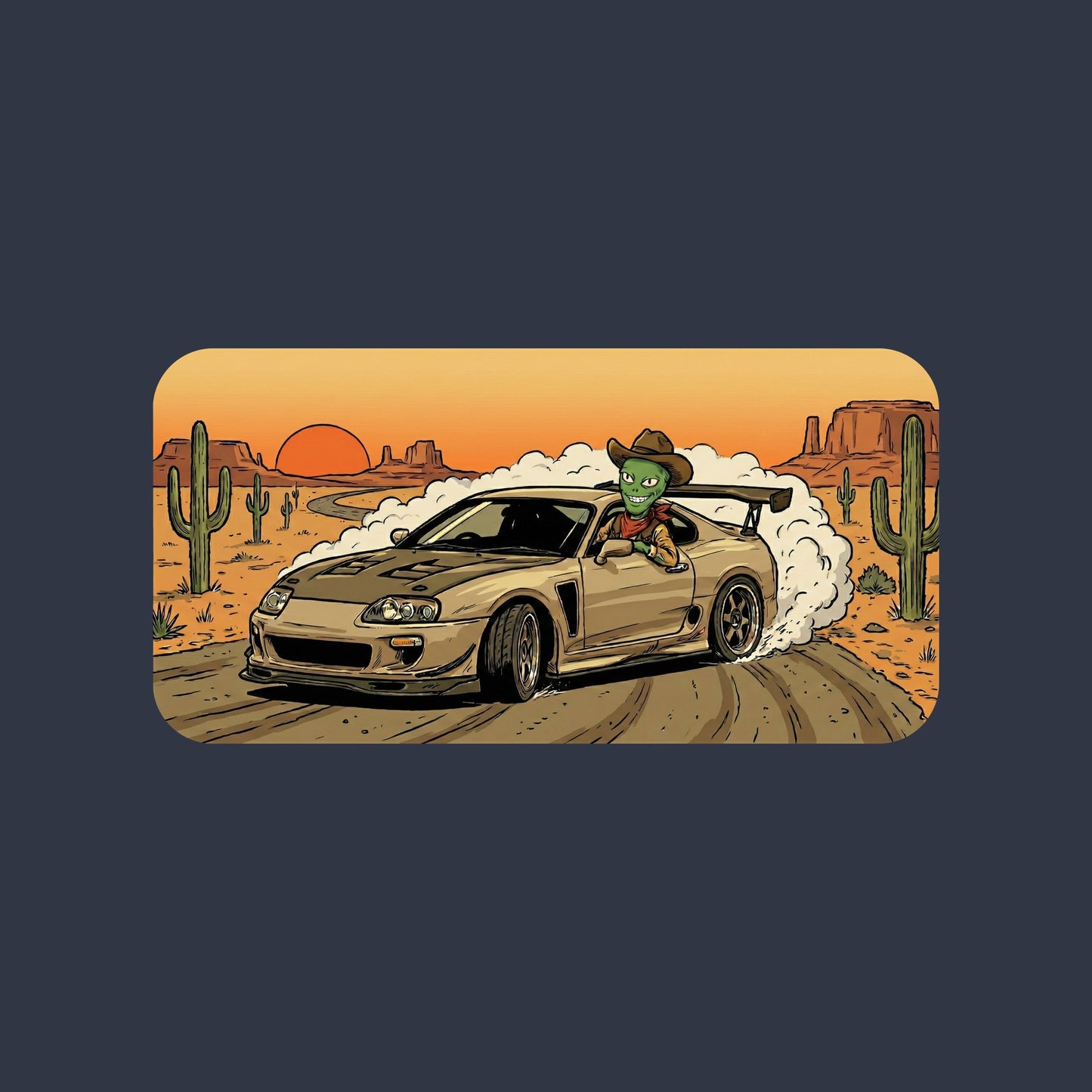 Cowboy Alien Desert Drift Tee