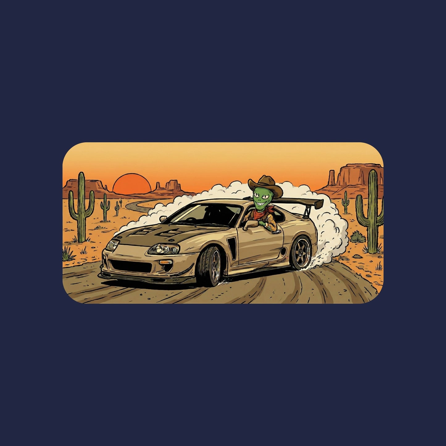 Cowboy Alien Desert Drift Tee