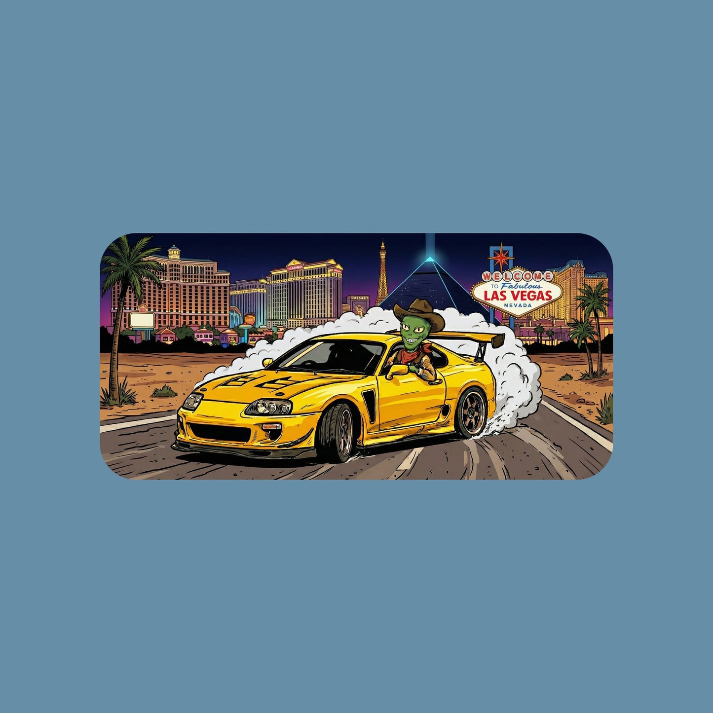 Vegas Alien Burnout Tee