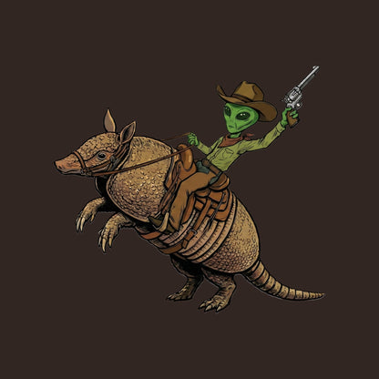 Alien Cowboy Armadillo Rider Tee