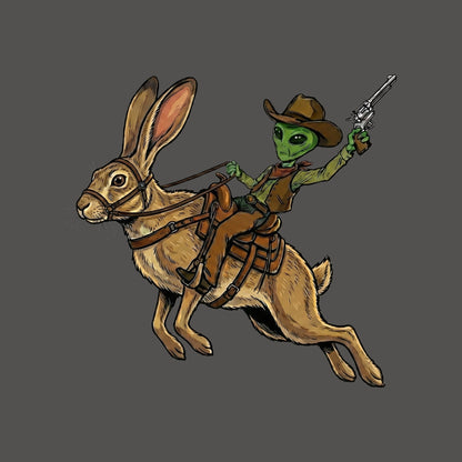 Alien Cowboy Jackrabbit Tee