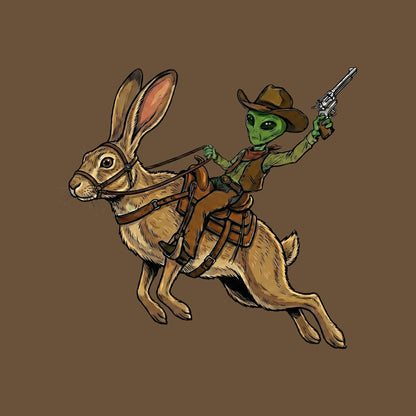 Alien Cowboy Jackrabbit Tee