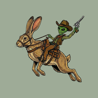Alien Cowboy Jackrabbit Tee