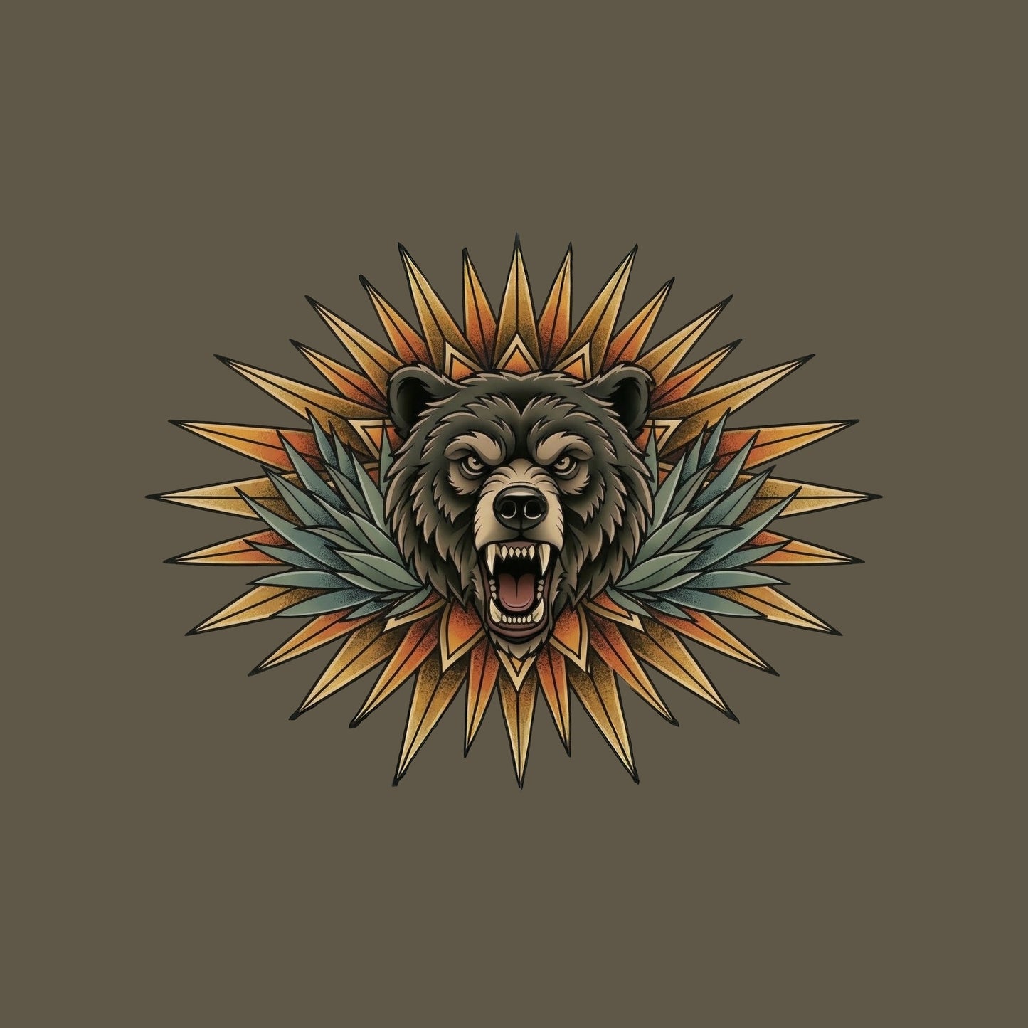 Sunburst Bear Tee
