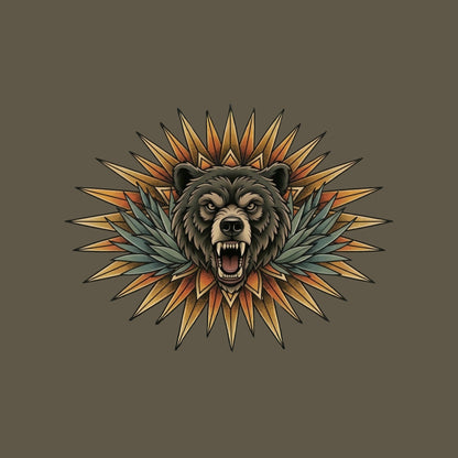 Sunburst Bear Tee