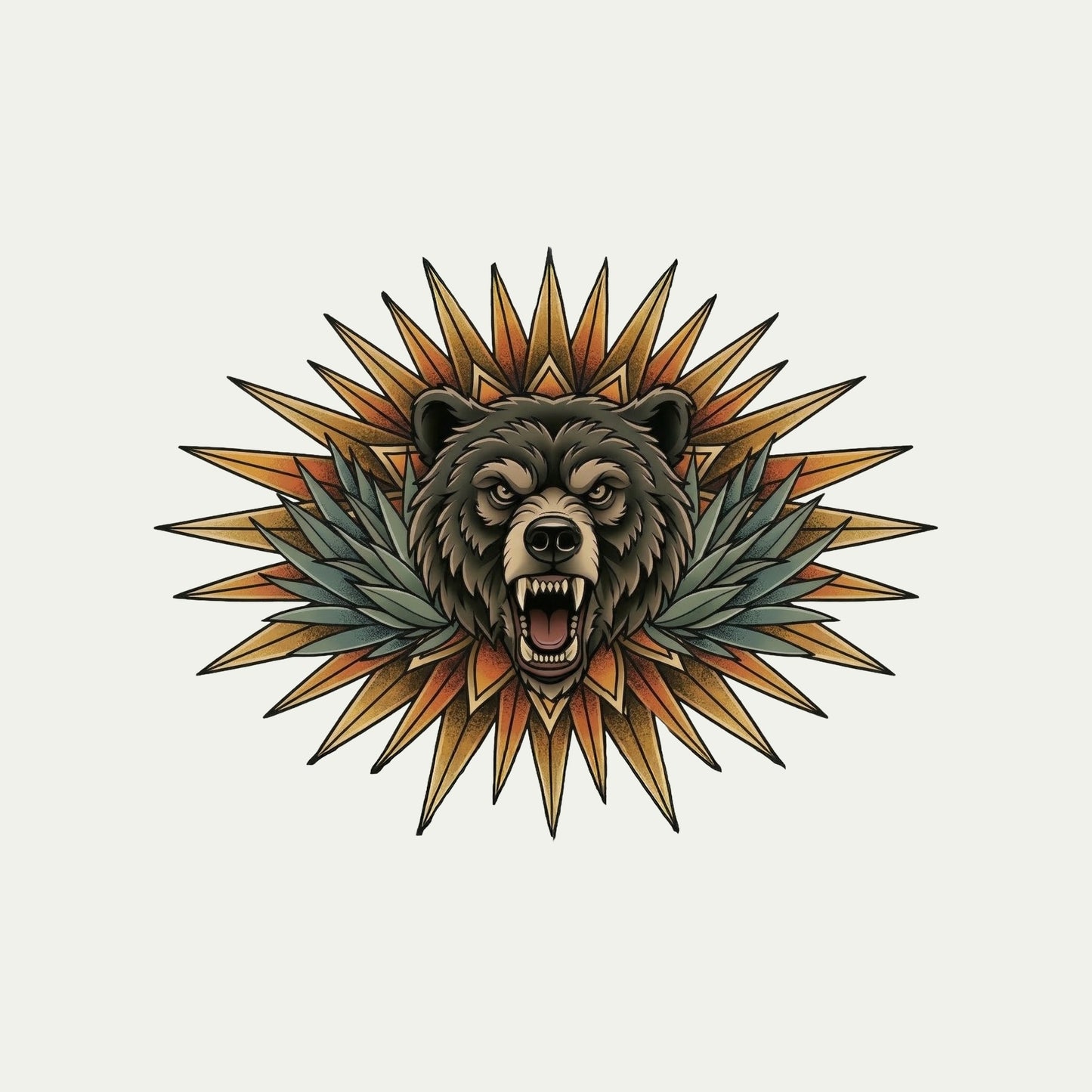 Sunburst Bear Tee