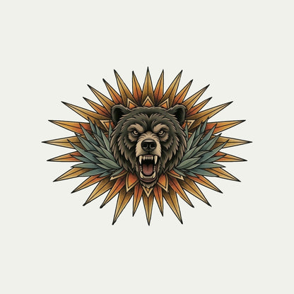 Sunburst Bear Tee
