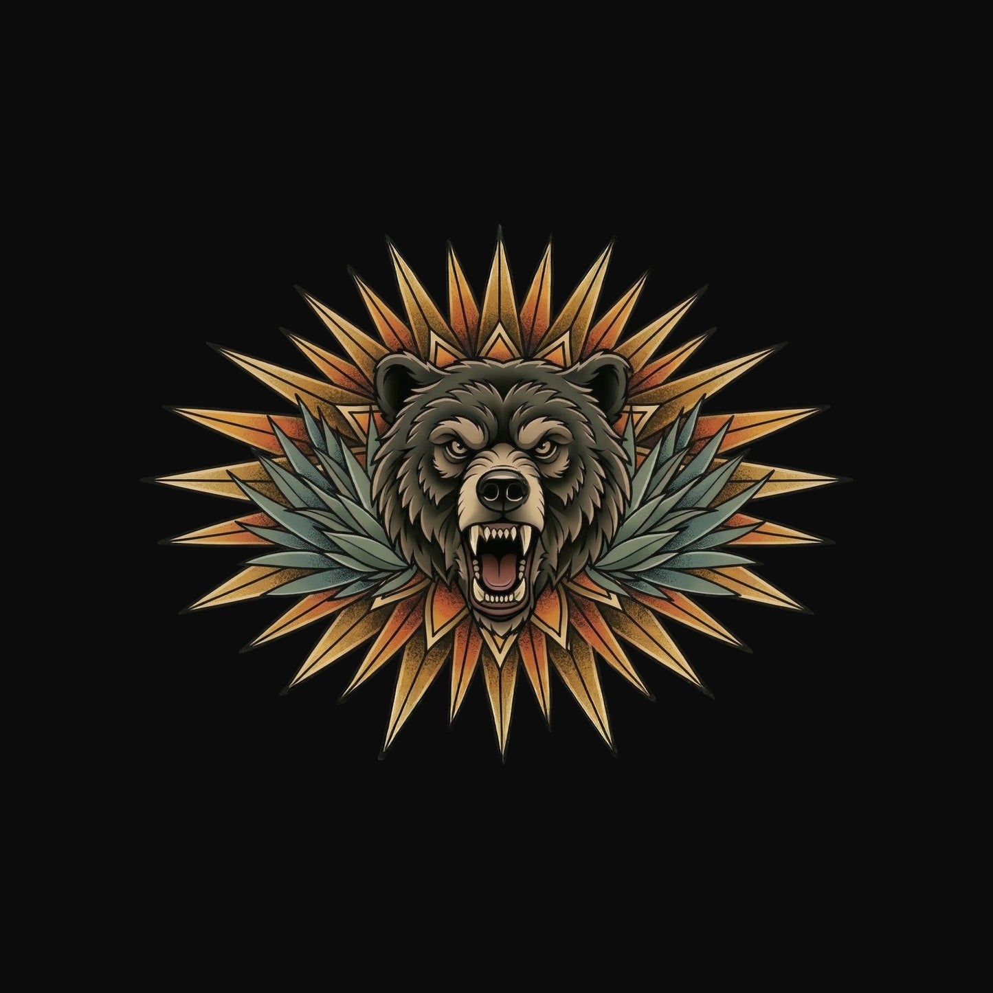 Sunburst Bear Tee