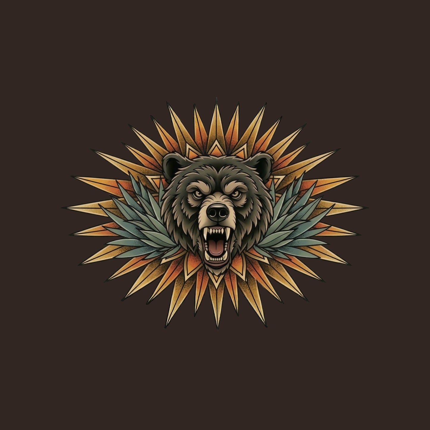 Sunburst Bear Tee