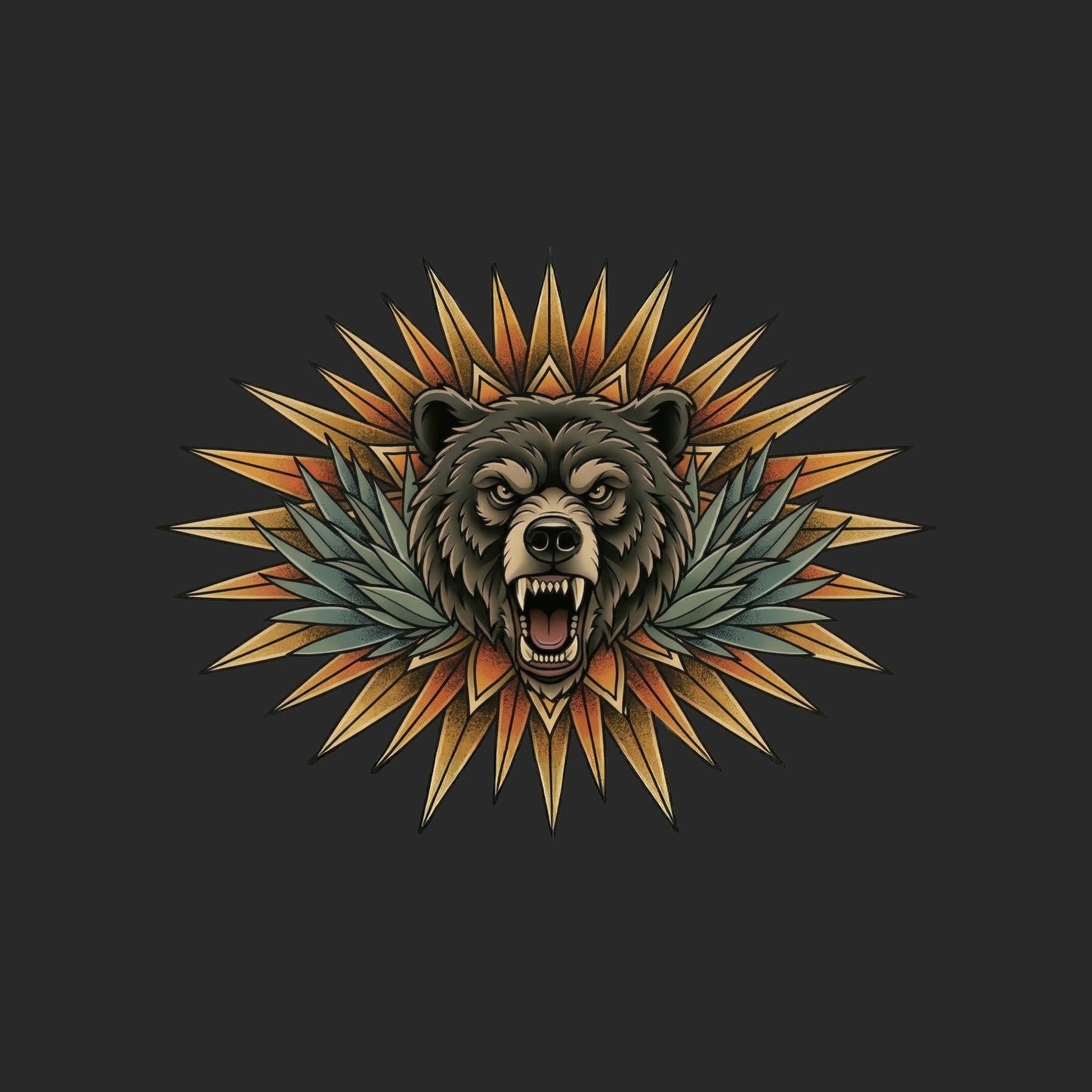 Sunburst Bear Tee