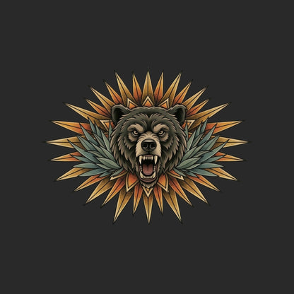 Sunburst Bear Tee