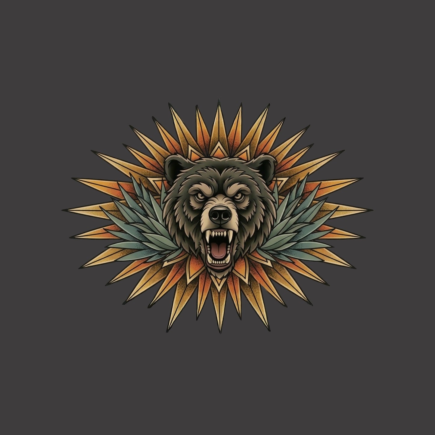 Sunburst Bear Tee