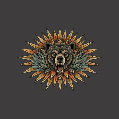 Sunburst Bear Tee