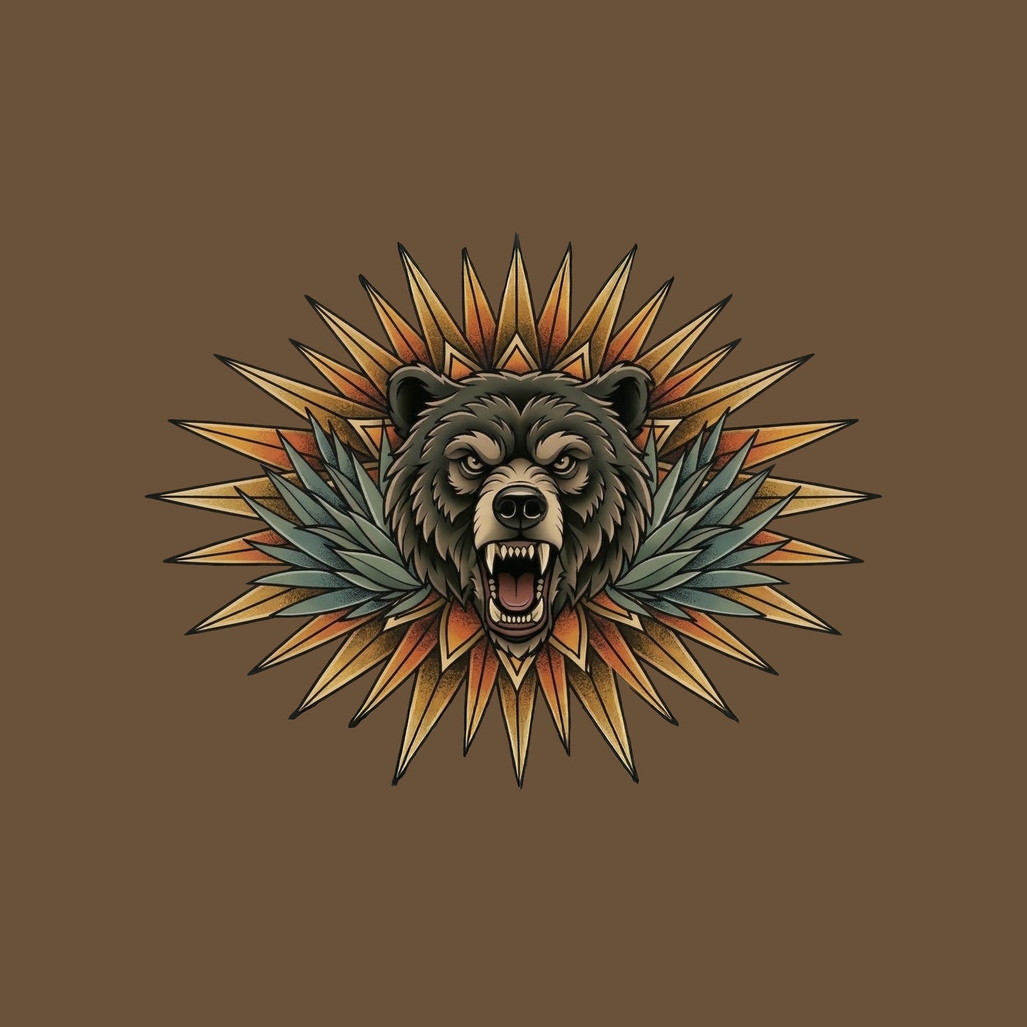 Sunburst Bear Tee