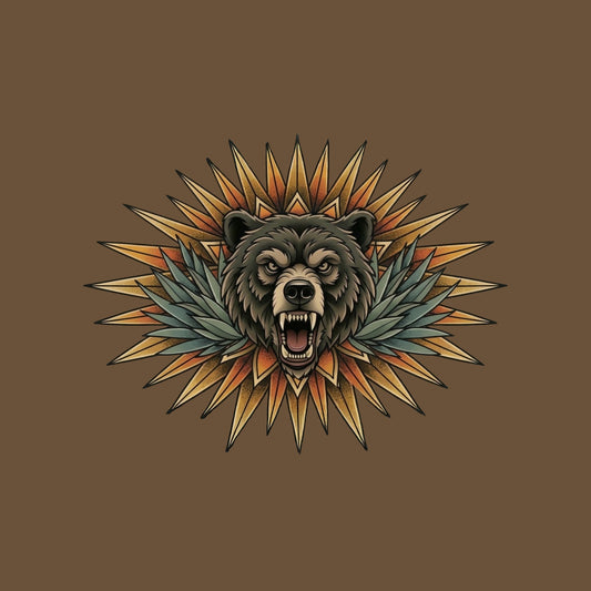 Sunburst Bear Tee