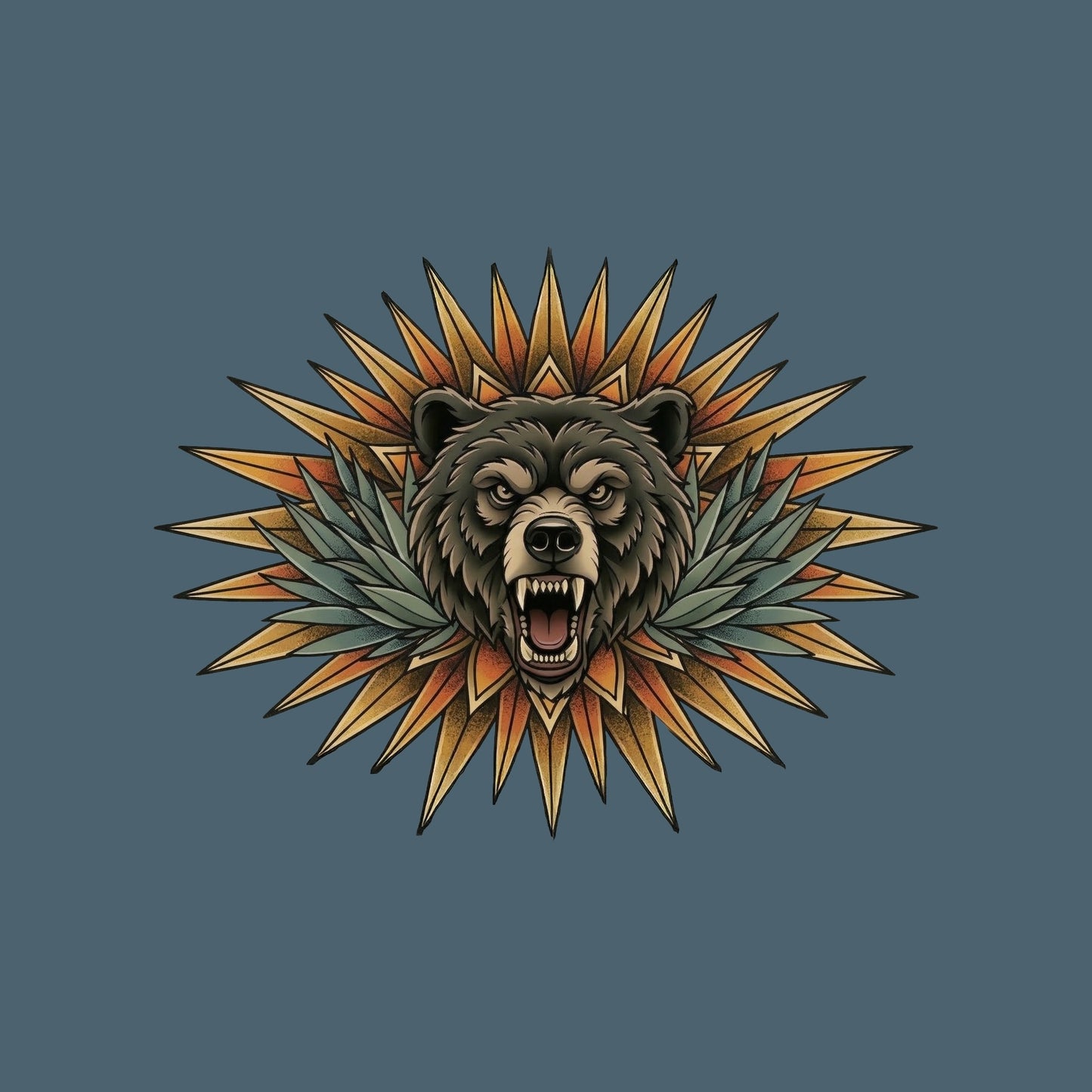 Sunburst Bear Tee