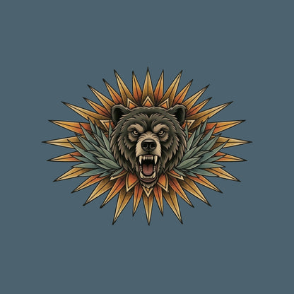Sunburst Bear Tee
