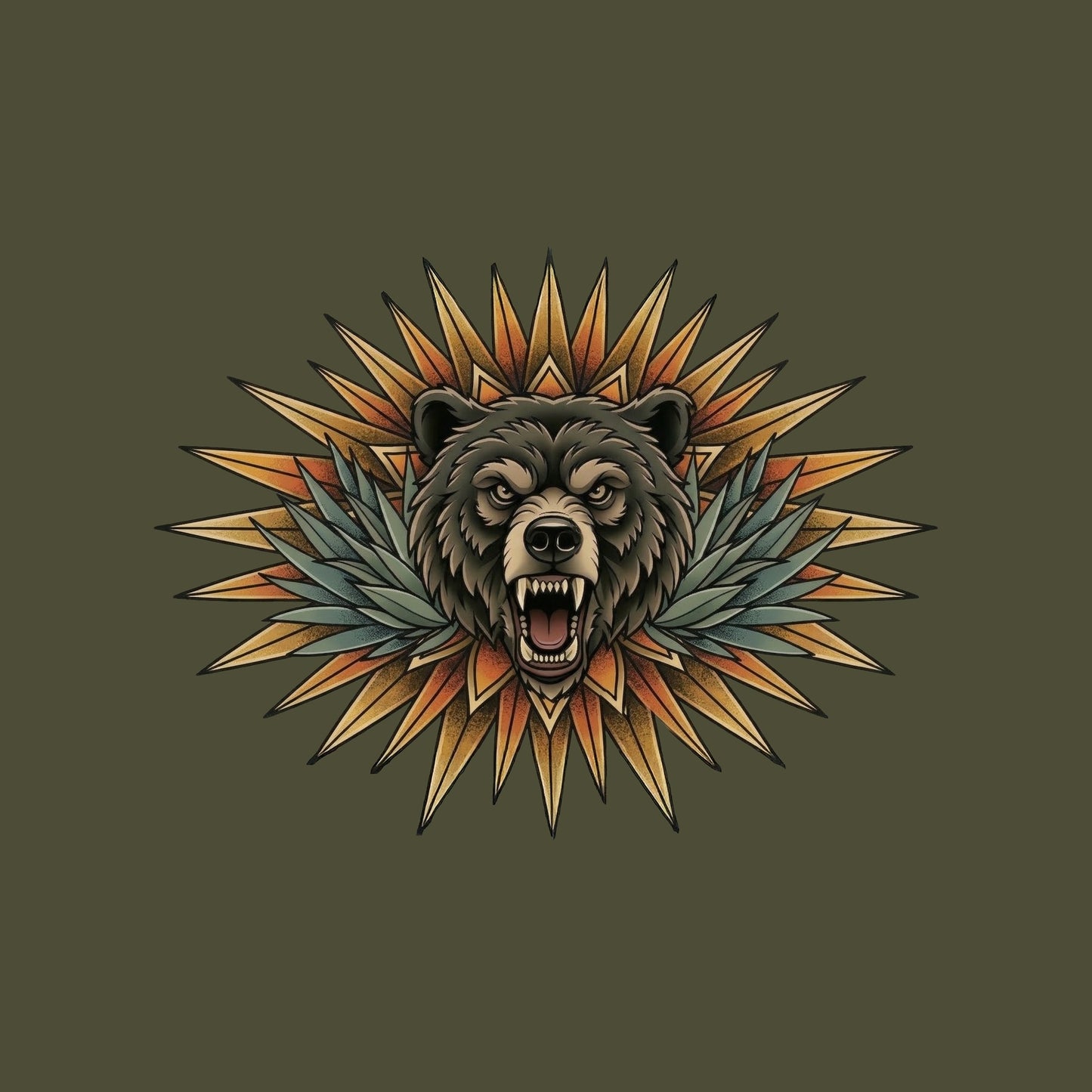 Sunburst Bear Tee