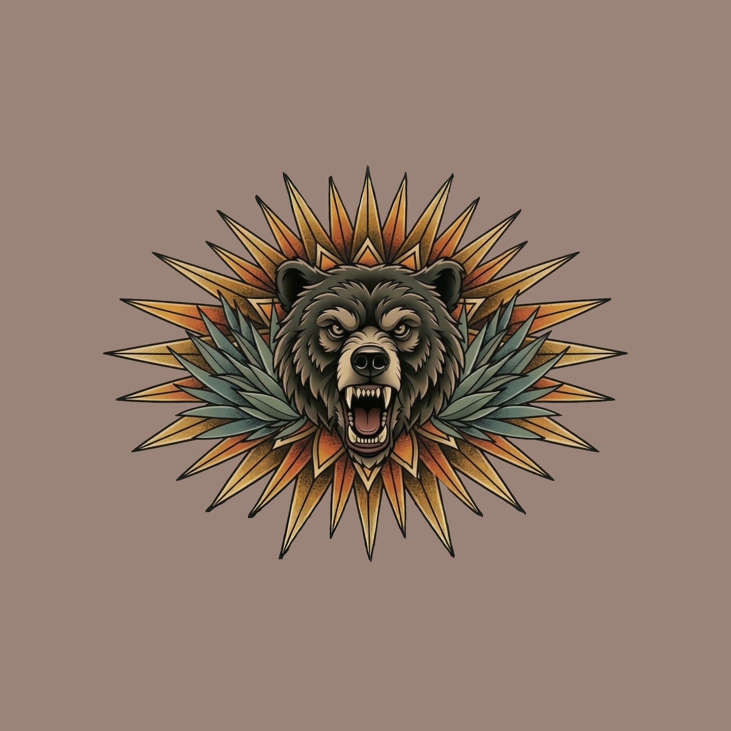 Sunburst Bear Tee