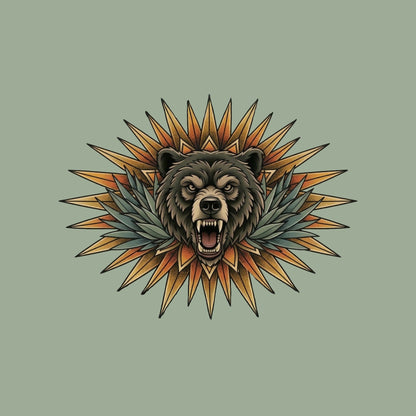 Sunburst Bear Tee
